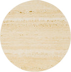 SAFAVIEH Home Collection - Kielh Short Side Table, Beige Ceramic Round Accent Table with Sculptural Base, Fully Assembled (ACC2903A)