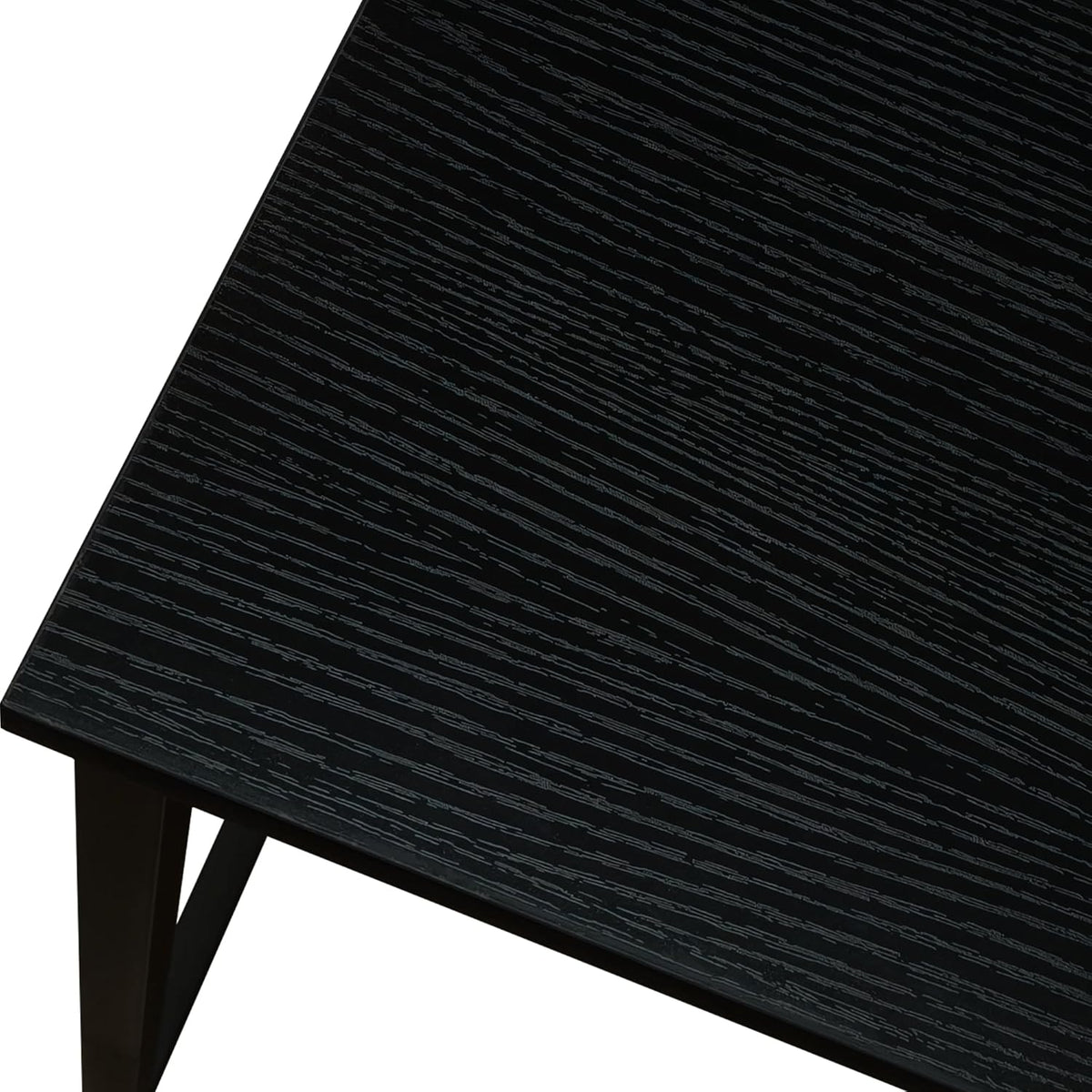 Narrow Console Table, 29.5" Small Entryway Table, Thin Hallway Tables, Slim Sofa Side Tables for Hallway, Living Room, Bedroom, Foyer, Wood-Grained Black
