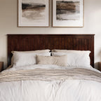 AFI, Nantucket King Solid Wood Panel Headboard, Walnut