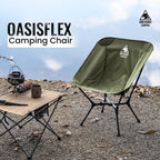ONETIGRIS OasisFlex Camping Chair,Portable Chair with Carry Bag,Great for Camping,Beach,Picnic,Park,Lawn,Sports and Outdoor Events