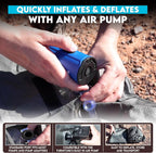 Pittman Outdoors Inflatable Ottoman & Mini Air Pump Bundle
