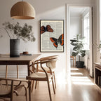 Poster Master Dictionary Art Poster - Butterflies Print - Moth Art - Butterfly Art - Insect Art - Gift for Men, Women & Animal Lover - Chic Decor for Living Room or Bedroom, 24x32 Unframed Wall Art
