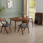 Folding Upholstered Dining Chairs 2-Piece Set,Ready to go | Upholstered with padded Seat, Solid Wood legs, Modern Side Chair, No Assembly Required,Foldable & Space-Saving