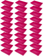 SUNPACK 10" x 20" Mega Plastic Seed Starting Tray, Magenta, 2.5" (Pack of 30) - No Drainage Holes, Ideal for Greenhouses or Indoor Gardening - Made of Thick, Strong Plastic