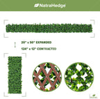 NatraHedge Artificial Ficus Leaf Expandable Lattice