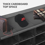 STORAGE MANIAC Shoe Cubby Organizer, Free Standing Shoe Cube Rack for Entryway, Bedroom, Apartment, Closet, Bamboo