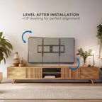 Mount-It! Tilting TV Wall Mount Bracket for 42-80 Inch TVs | Universal TV Mount with Low Profile Design, Supports 110 lbs | Quick Release Lock | Fits 16" & 24" Studs | Max VESA 600x400mm