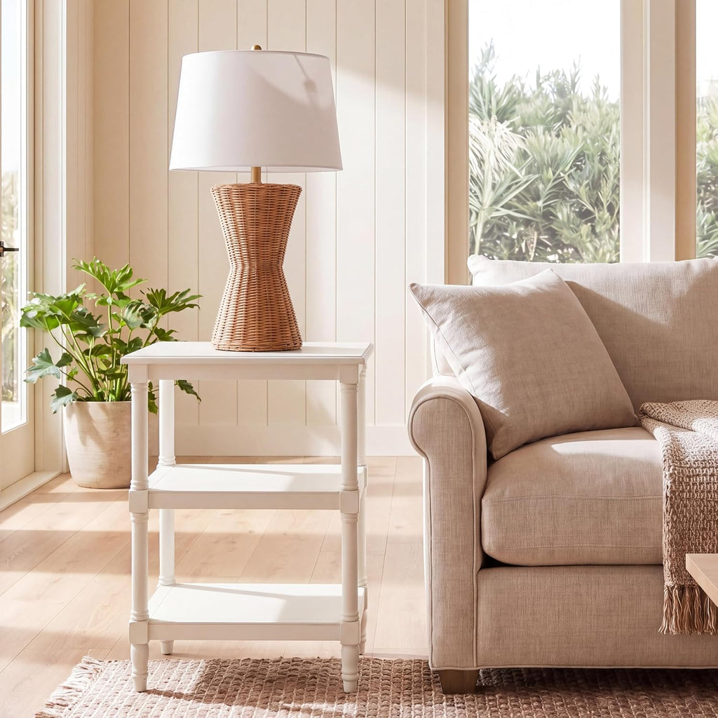 SAFAVIEH Home Collection - Cassie Ivory Accent Table, 3-Tier Storage Shelf, Classic Display Stand (ACC5715H)