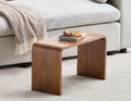 C-Shape Wooden Side Table – Multi-Functional for Living Room, Bedroom & Home Office, 23" Tall, Easy to Maintain