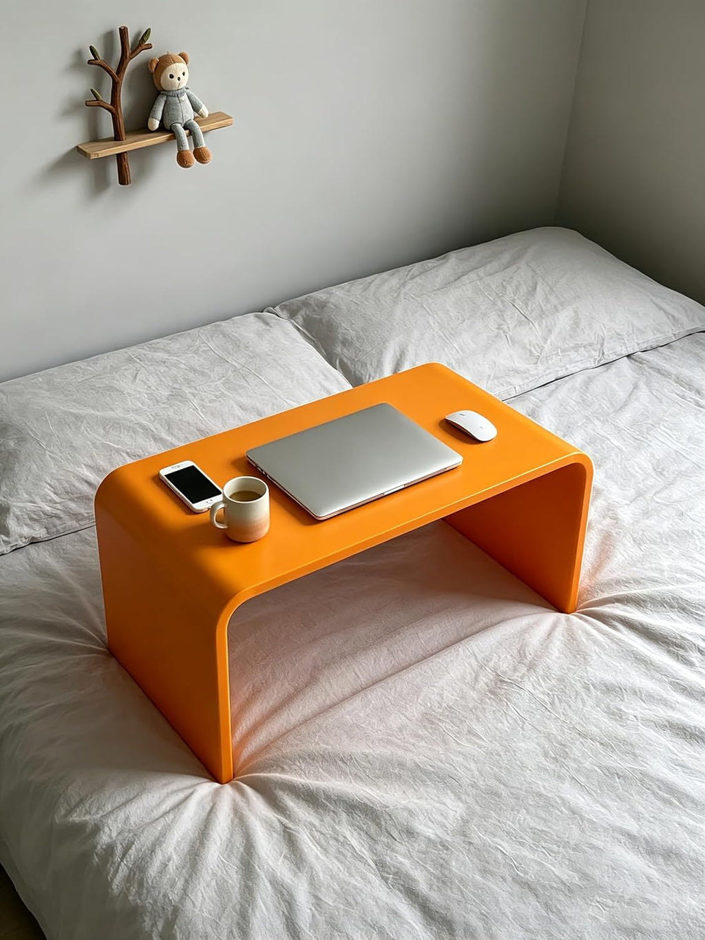 Acrylic 24 inch Small Table-Multipurpose Modern Furniture for Use as Lap desks, Acrylic Side Table or End Table in Living Rooms, Sofa,Bedrooms and Offices