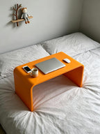 Acrylic 24 inch Small Table-Multipurpose Modern Furniture for Use as Lap desks, Acrylic Side Table or End Table in Living Rooms, Sofa,Bedrooms and Offices