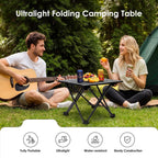 Opliy 2-Pack Portable Camping Table – Ultralight Foldable Car Tray Table with Carry Bag for Camping, Picnic, BBQ, Beach & Outdoor Travel