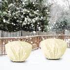 8 Pcs Plant Covers Frost Protection Bag 39.3" x 19.6" Winter Reusable Plants Jacket with Drawstring Shrub Protection Wraps Bags Frost Blanket for Winter Outdoor Garden Plants