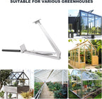 Greenhouse Vent Automatic Opener Auto Roof Vent Opener Greenhouse Window Opener Solar Heat Sensitive Auto Vent Kit for Ventilation Greenhouse Accessories Gardening Tools 1PC