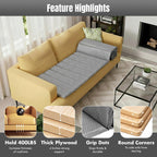 Heavy Duty Couch Cushion Support Board for Sagging Sofas, Foldable Plywood Under Cushion Support with Non-Slip Oxford Cloth Cover, Sofa Support for Sagging Cushions, Under Couch Board 15 (70 x 22 in)