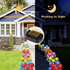 TYNLED Outdoor Solar Garden Stake Lights,Upgraded LED Solar Powered Light with 6 Rose Flowers, Waterproof Solar Decorative Lights for Patio Pathway Courtyard Garden Lawn