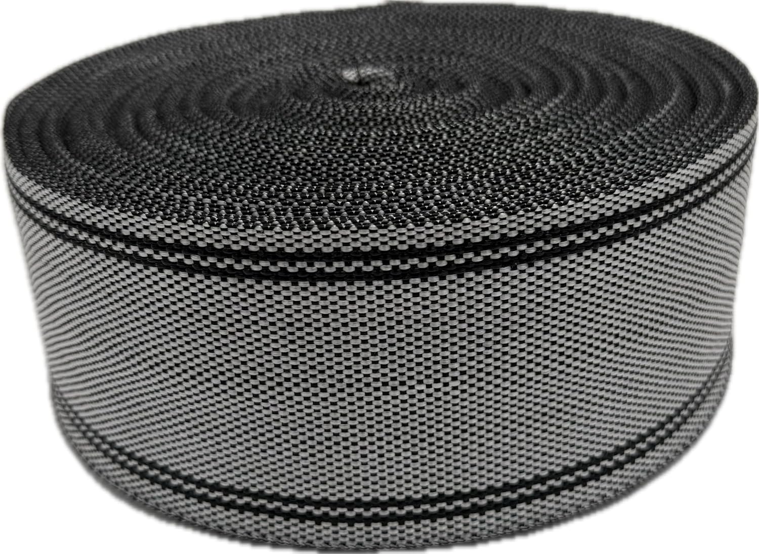 Cajun Tie Downs Upholstery Webbing for Lawn Chairs and Furniture - 3.5 Inch Wide Chair Webbing Replacement - Repair Couch Supports for Sagging Cushions - Woven Webbing Made in USA - 150 Feet