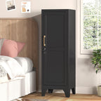 Coolsun 46" H Metal Pantry Cabinet, Metal Storage Locker with Door and 2 Adjustable Shelves, Food Pantry Cabinet for Living Room, Dining Room, Home Office