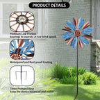 WONDER GARDEN Wind Spinners Outdoor - Metal Wind Spinner Windmill, Kinetic Wind Sculpture & Spinners for Yard Patio Lawn Decor