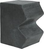 Set of 2 Side Tables, Outdoor & Indoor Rectangular Nesting Tables, Garden Stools, Patio Accent Tables for Porch, Deck, Living Room, No Assembly Required