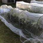 Garden Hoops Grow Tunnel for Raised Beds, 6 Sets 25.6" x 31.5" Rust-Proof Steel Greenhouse Hoops, Plant Support Garden Stakes Frame for Garden Fabric, Row Cover, Garden Netting