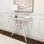 Plank+Beam Verso Console Table, 36 Inch, White Sand