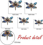 Boho Dragonfly Acrylic Suncatcher Stained Glass Effect Window Car Hanging Christmas Ornament Indoor Outdoor Decor Garden Sun Catcher Panel for Dragonfly Lover for Women Mom Grandma