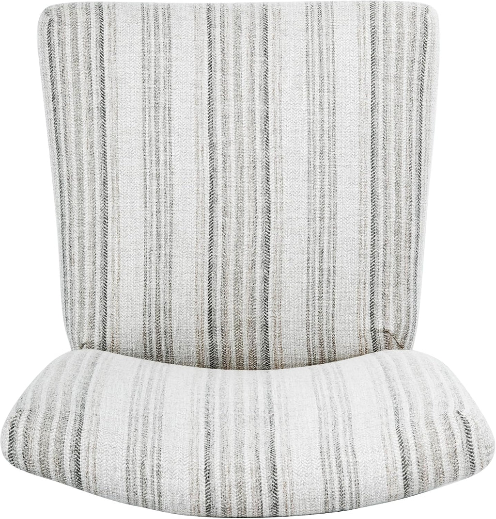 HomePop Parsons Dining Chair - Gray Striped Pattern (Set of 2)