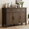 ONBRILL 48 Inch Buffet Cabinet with Storage, Brown