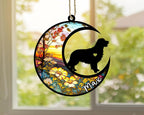 Personalized Dog Memorial, Custom Name Golden Retriever Dog Christmas Ornament with Name, Custom Breeds, Pet Loss Light Catcher, Gifts for Lovers Loss of Pet Sympathy on Mothers Day Christmas