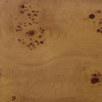 SAFAVIEH Home Collection - Willshine Natural Brown Accent Table, 1 Drawer Side Table, Open Shelf Storage, Burl Wood Look, Fully Assembled (ACC6613A)