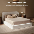 RECCI Airframe Bread Queen Curved Cloud Platform Bed Frame