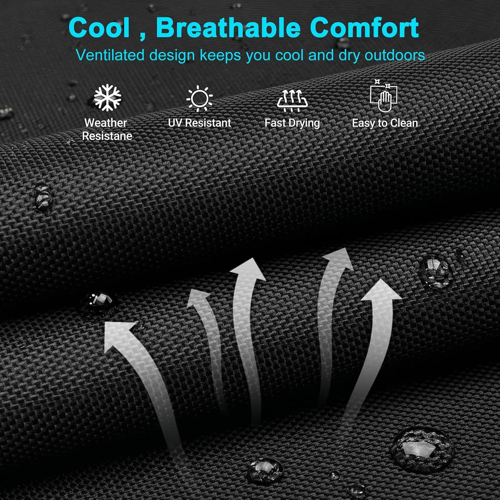 ABORON Tanning Chair, 5-Position Padded Folding Chaise Lounge