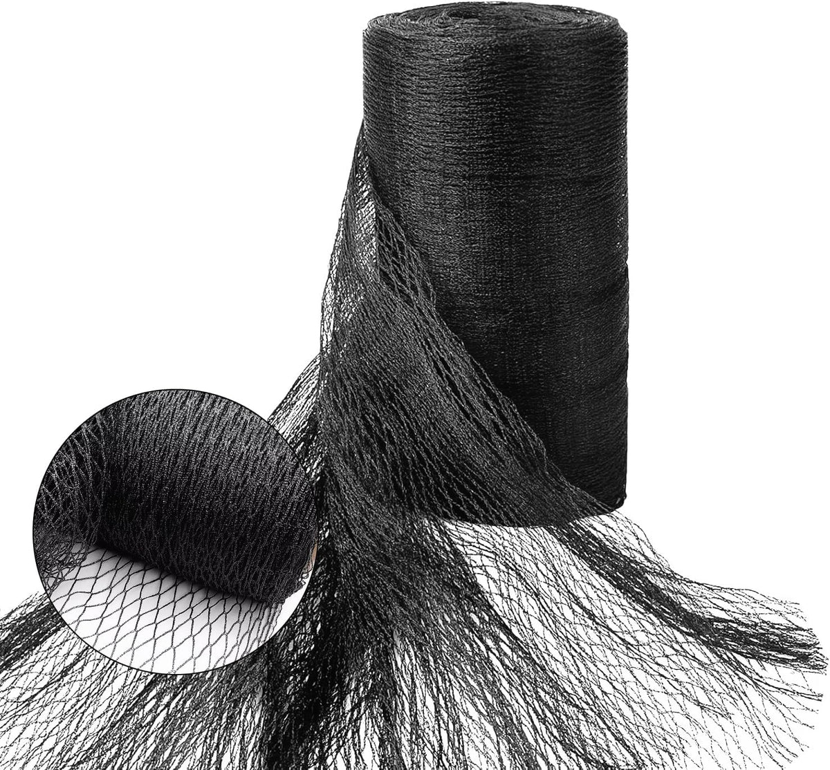 Bird Netting for Chicken Coop 30x30Ft, 1/2" Mesh, Strong Woven Poultry Netting Roof Cover for Chicken Run, Heavy Duty Bird Net for Fruit Trees, Blueberry, Vegetables, Garden Protection