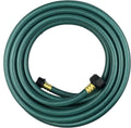 PVC Garden Hose 1/2 Inch, Flexible Water Hose with Male and Female Fittings, No Leaking, Heavy Duty, for Household, Outdoors, Lawns, Patio (25 FT, Green, Plastic Fittings)