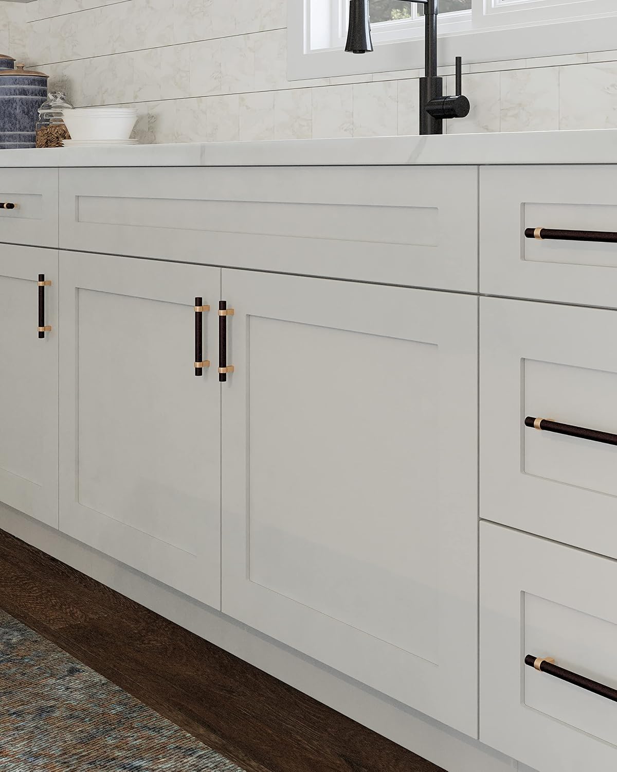 Design House Brookings Kitchen Cabinet Filler 30x3x0.75, Sherwin Williams® White, 561811