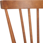 SAFAVIEH Home Collection – Winona Set of 2 Honey Windsor Farmhouse Dining Chairs, Spindle Back Wood Chairs, Classic Casual Seating (DCH8500K-SET2)