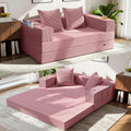 COMAX Futon Sofa Bed, Convertible Sofa Bed, Folding Couches | Low-Profile Small Couch for Living Room, 11.8" H Low Seat 59" Foldable Floor Sofa Lounge Space‑Saving