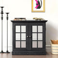 Storage Sideboard Cabinet with Mirrored Doors, Modern Buffet Cabinet w/Adjustable Shelf, MDF Console Cabinets for Dining Room, Living Room, Kitchen, Wood Kitchen Pantries Sideboard Buffet.