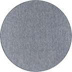 Keen Home Design Terrace Outdoor Round Rug - 8ft Round Washable Indoor/Outdoor Rug for Patio, Kitchen, Balcony, Beach, Garden, Deck and Porch, Size: 7'7" Round