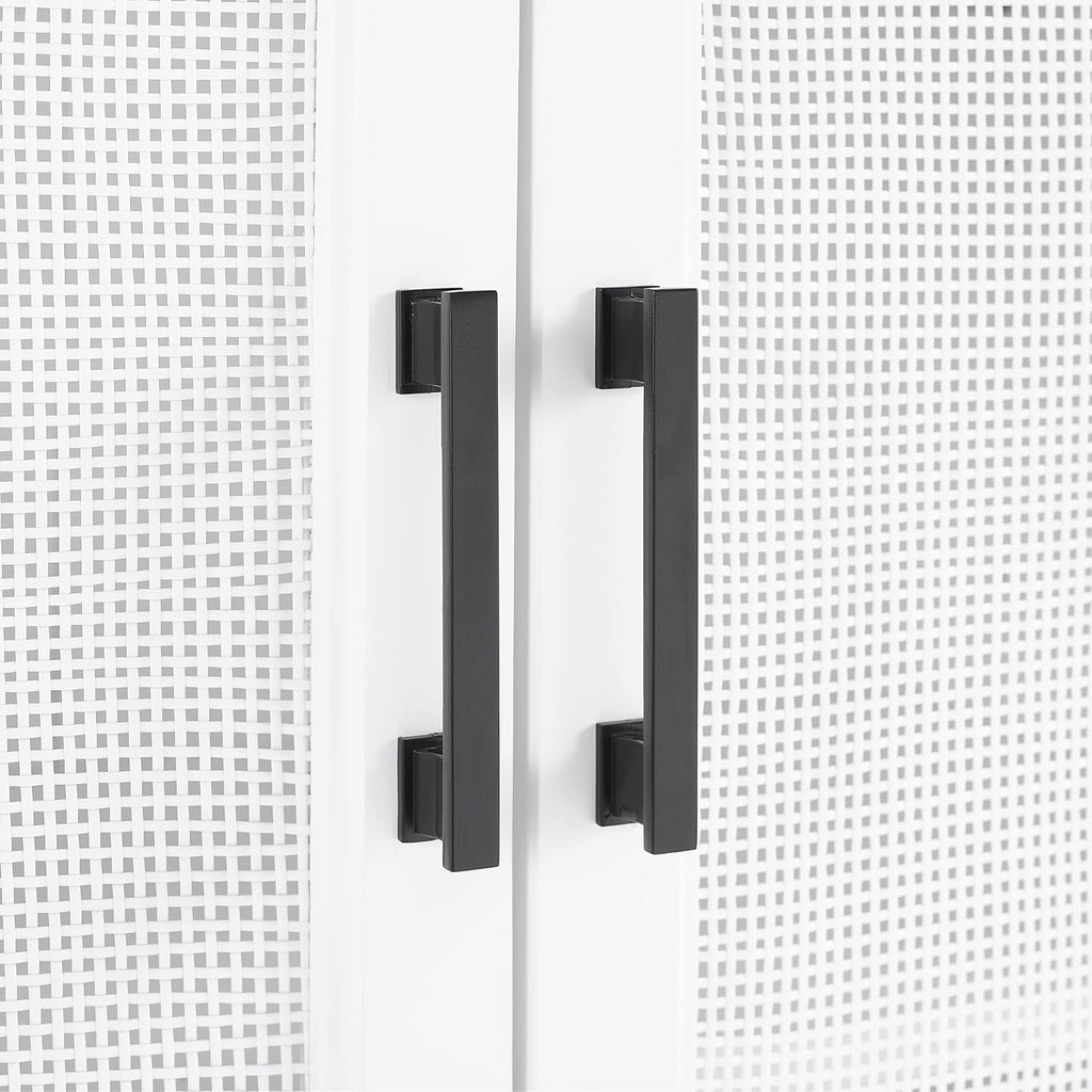 Crosley Furniture Milo Stackable Pantry Storage Cabinet with Shelves, Kitchen, Dining, or Laundry Room, White