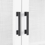 Crosley Furniture Milo Stackable Pantry Storage Cabinet with Shelves, Kitchen, Dining, or Laundry Room, White