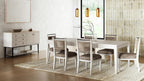 White Solid Wood Server with Metal Base, Solid Wood + MDF | Modern server with soft-close drawers and metal base