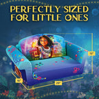 Marshmallow Furniture 2 Pack 2-in-1 Flip Open Foam Compressed Sofa Bed, Encanto