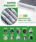 (1.5L Gas) COCOAUTO Engine & Cabin Air Filter Kit for CRV 1.5L Gas Only (2023-2025), NOT for Hybrid /2.0L! Fits Civic 1.5L (2022-25), Replace 1722064AA00, PA99892, A21805, 80292TF0G01