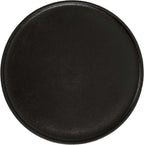 Kate and Laurel Rava Modern Metal Round Side Table, 14 x 14 x 22, Black, Cast Aluminum Accent Table for Use as Indoor Plant Stand or Living Room Decor Piece