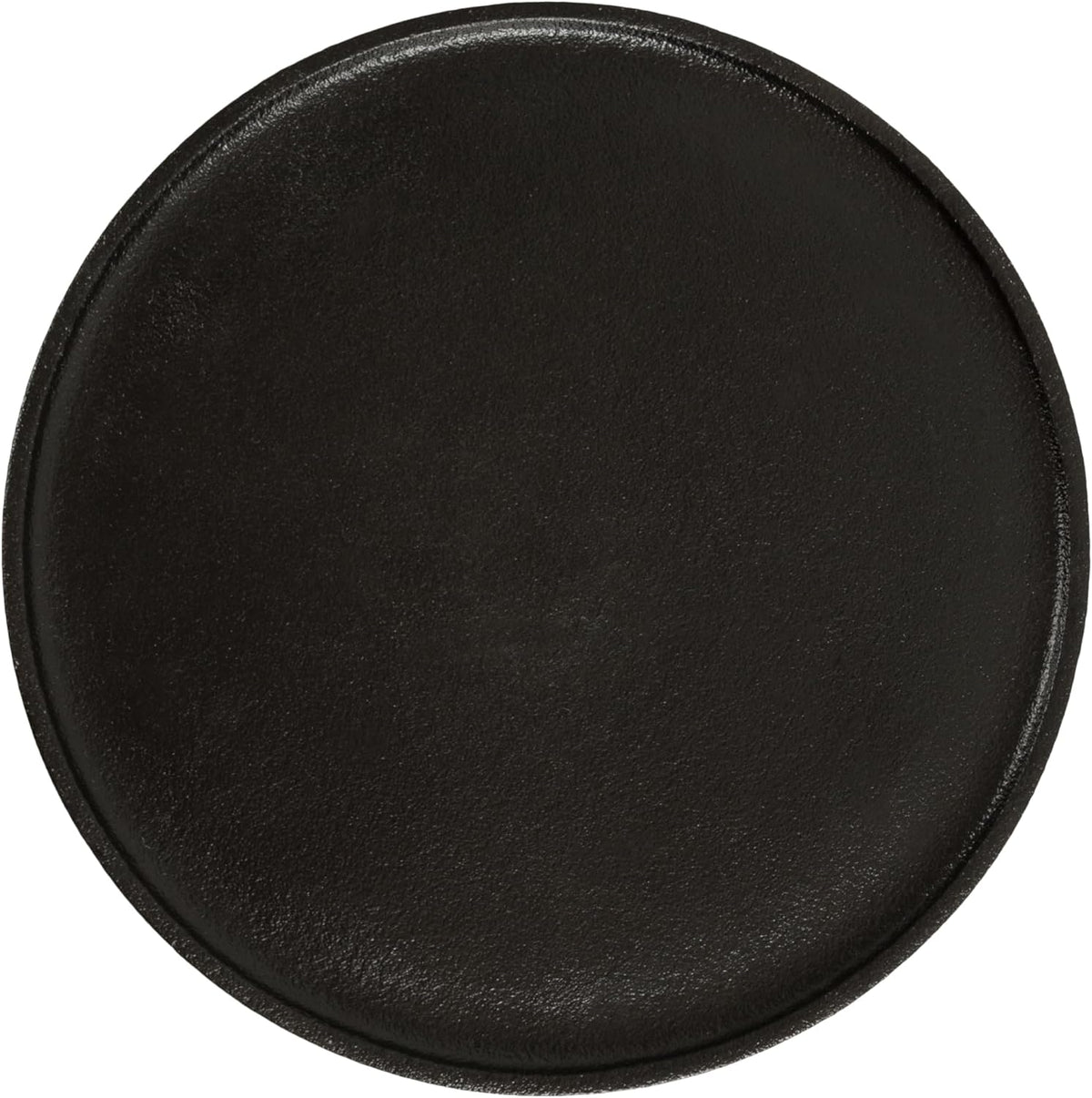 Kate and Laurel Rava Modern Metal Round Side Table, 14 x 14 x 22, Black, Cast Aluminum Accent Table for Use as Indoor Plant Stand or Living Room Decor Piece