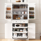 71" Tall Kitchen Pantry Cabinet with Storage, Cupboard for Kitchen