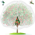 Fruit Tree Netting with Zipper & Drawstring - 4'x6' Garden Plant Net Pest Barrier 0.16 oz/ft to Prevent Cicadas Bird Squirrel Deer - Bug Protection for Blueberry Tomato with Fine Mesh Insect Cover
