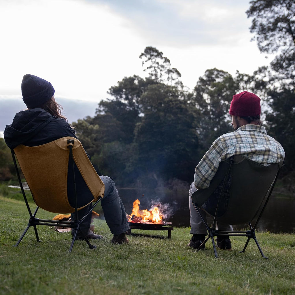 Naturehike YL08 Ultralight Camping Chair, 2.38 LBS Portable Backpacking Chair with Anti-Sinking Feet, Lightweight Compact Folding Hiking Camp Chair